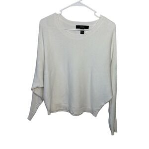 Forever 21 White Ribbed Sweater‎
